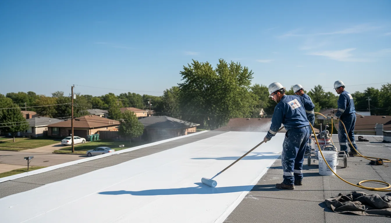 Commercial roof coating in Half Way, MO near me